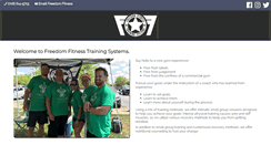 Desktop Screenshot of freedomfitnessco.com